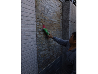 土水師傅施工照