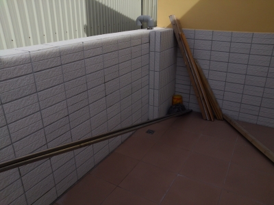 高雄自強路4樓(後)陽台完工後